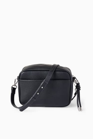 Femmes - Sac à bandoulière avec ceinture amovible - synthétique - noir