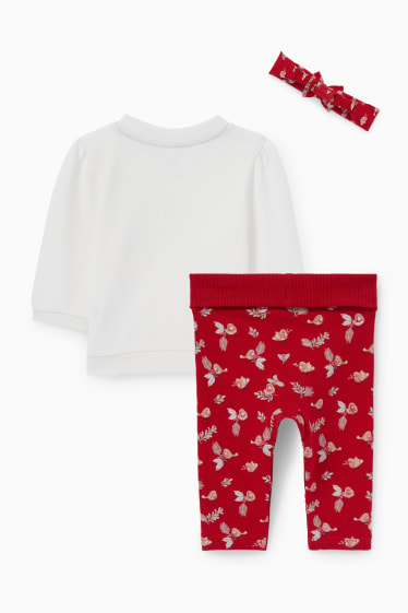 Bébés filles - Ensemble de Noël pour bébé - 3 pièces - blanc crème