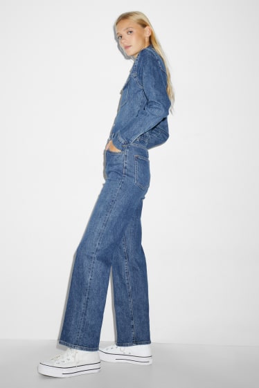 Tieners & jongvolwassenen - CLOCKHOUSE - denim jumpsuit - jeansblauw