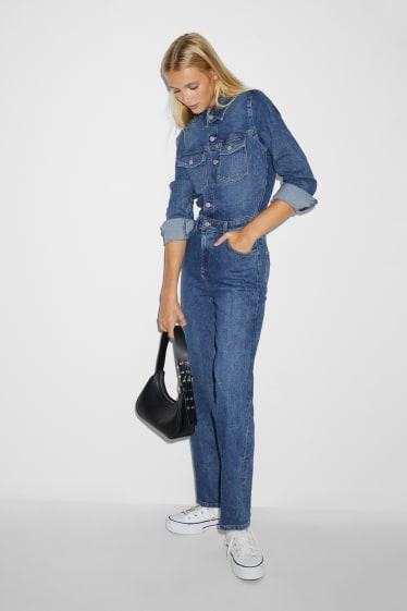 Tieners & jongvolwassenen - CLOCKHOUSE - denim jumpsuit - jeansblauw