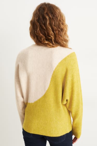 Damen - Pullover - beige