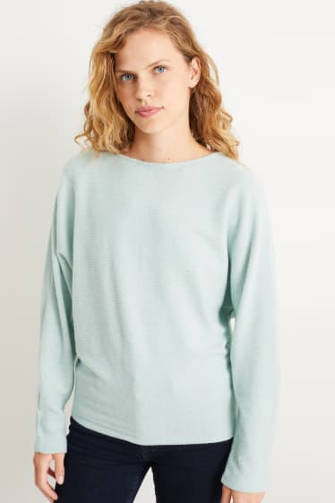 Women - Sweatshirt - mint green