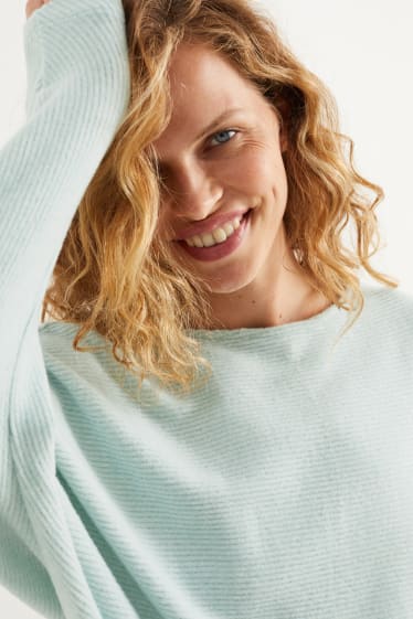 Women - Sweatshirt - mint green