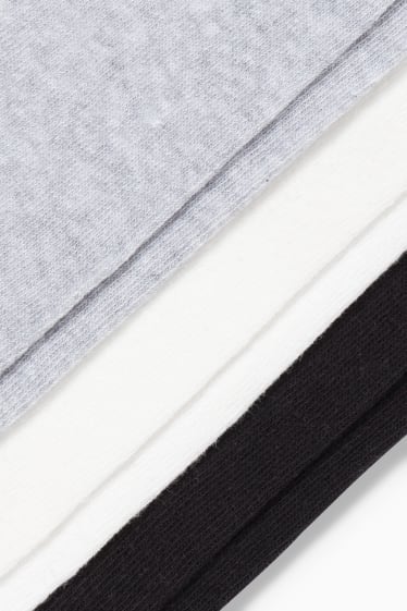 Enfants filles - Lot de 3 paires - collants - blanc pur
