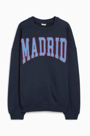 Mujer - CLOCKHOUSE - sudadera - azul oscuro