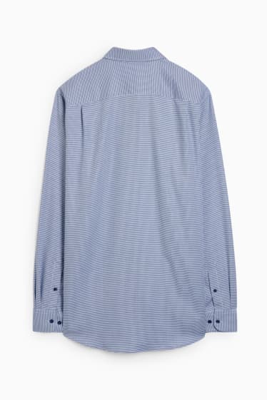 Home - Camisa formal - regular fit - cutaway - no requereix planxada - blau