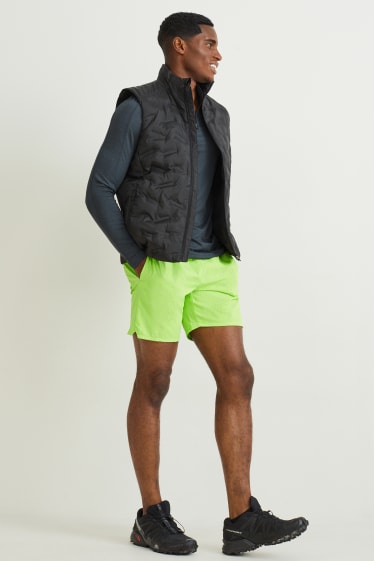 Uomo - Shorts sportivi - verde fluorescente
