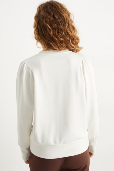 Femmes - Sweat-shirt - blanc crème