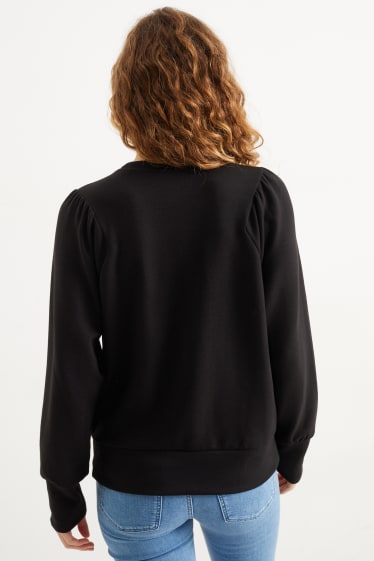 Dames - Sweatshirt - zwart