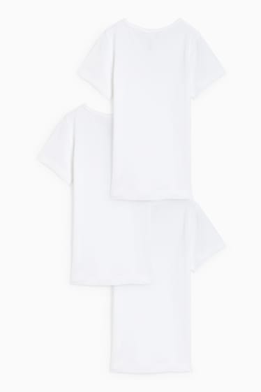 Nen - Paquet de 3 - samarreta interior - canalé fi - blanc trencat