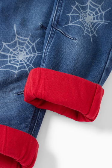 Dětské - Spider-Man - regular jeans - termo džíny - džíny - modré