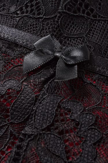 Dames - Slip - donkerrood