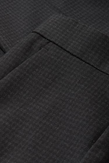 Bărbați - Pantaloni modulari - slim fit - LYCRA® - negru