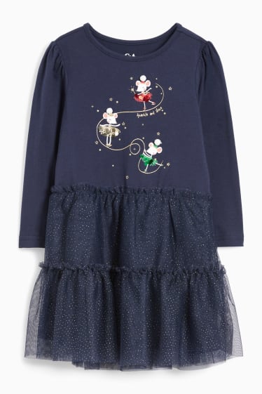 Children - Christmas dress - dark blue