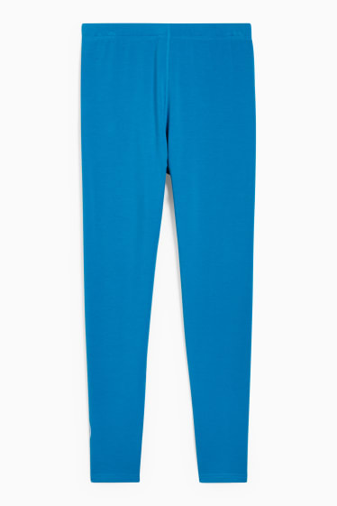 Herren - Lange Thermo-Unterhose  - blau