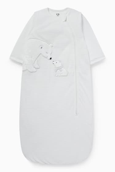 Unisex - Baby-Schlafsack - 18-36 Monate - weiss