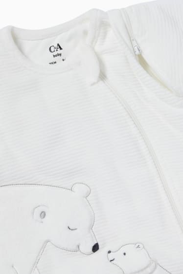 Unisex - Baby-Schlafsack - 18-36 Monate - weiss