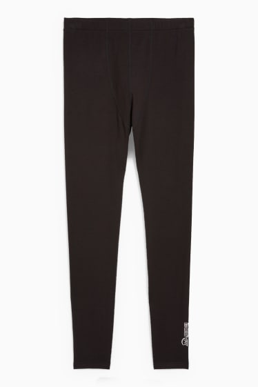 Men - Long thermal pants - black