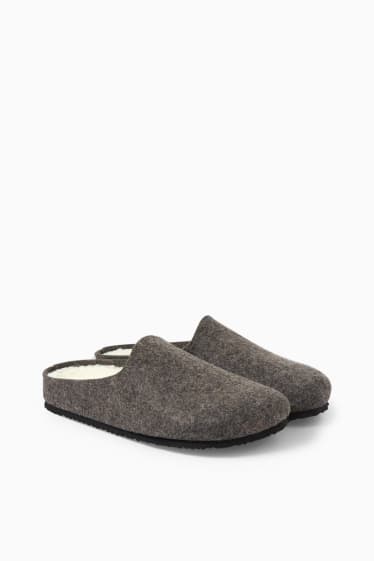 Men - Slippers - gray-melange