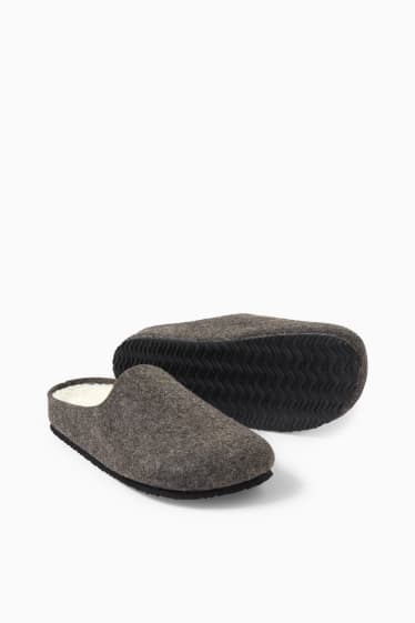 Hombre - Zapatillas de casa - gris jaspeado