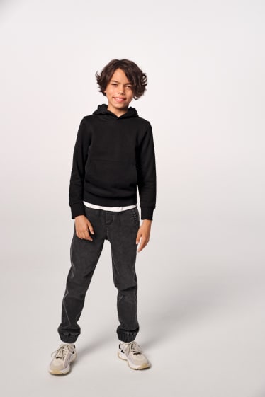 Kinderen - Relaxed jeans - jeansdonkergrijs