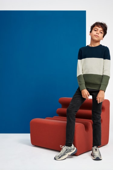 Enfants garçons - Pullover - bleu foncé