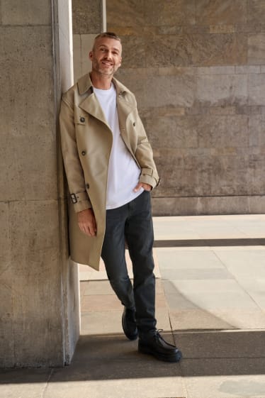 Herren - Trenchcoat - beige