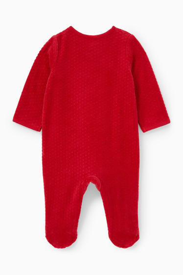 Unisex - Ós polar - Pijama nadalenc per a nadó - vermell
