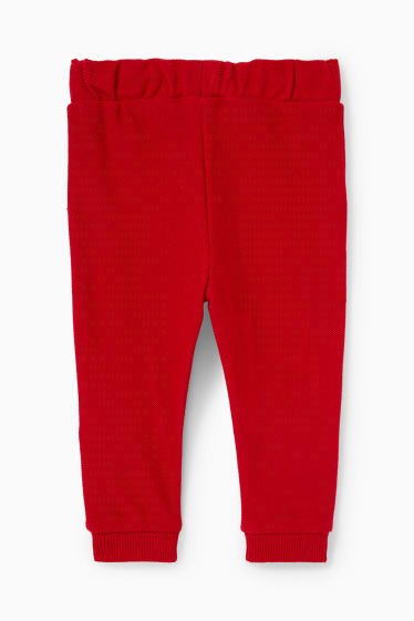 Bébés garçons - Rodolphe - pantalon de jogging de Noël pour bébé - rouge