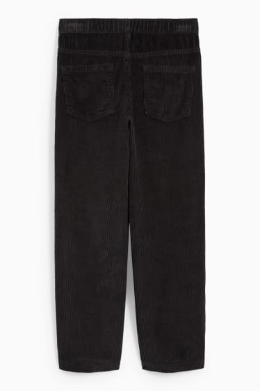 Children - Corduroy trousers - black