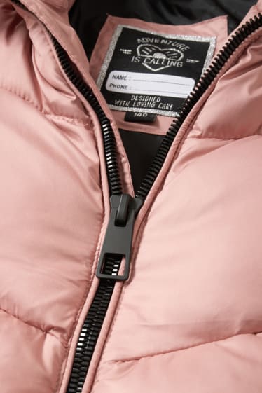 Nena - Abric enconxat amb caputxa - rosa