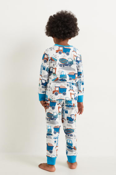 Enfants garçons - Pyjama - 2 pièces - gris clair