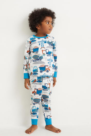 Enfants garçons - Pyjama - 2 pièces - gris clair