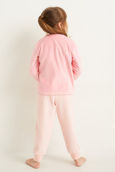 Enfants - Pyjama d’hiver - 2 pièces - rose