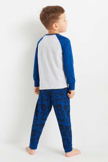 Kinder Jungen - Spider-Man - Pyjama - 2 teilig - hellgrau-melange