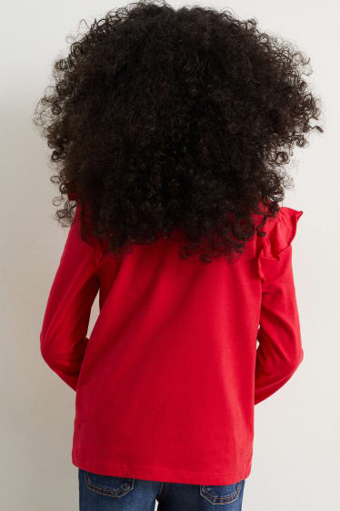 Bambini - Confezione da 5 - maglia con collo a dolcevita - rosso