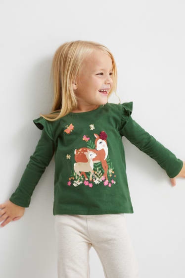 Children - Multipack of 3 - long sleeve top - green