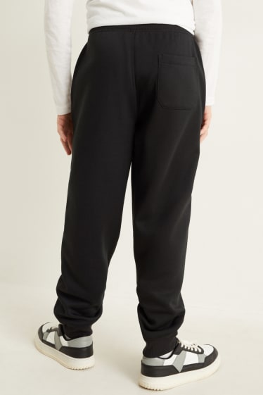 Enfants garçons - Pantalon de jogging chaud - noir