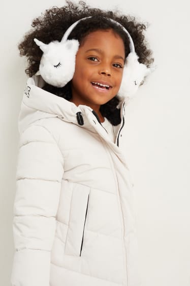 Children - Unicorn - earmuffs - white