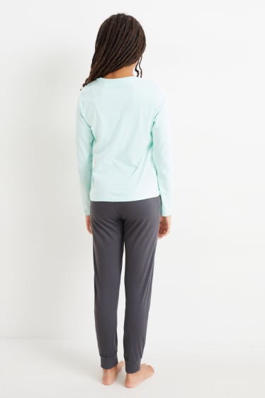 Bambine - Hatsune Miku - pigiama - 2 pezzi - verde menta
