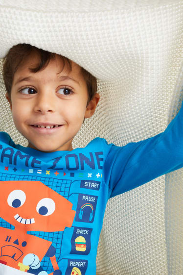 Niños: niños - Pack de 3 - pijamas - 6 piezas - azul