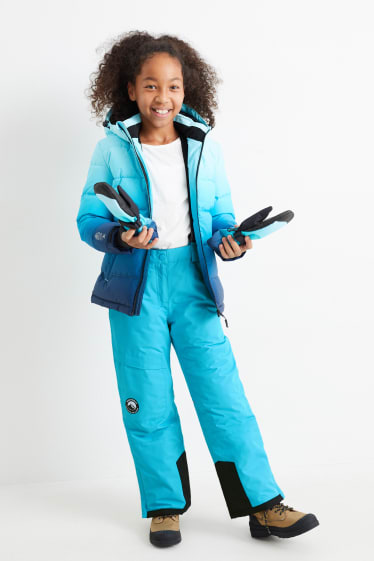 Dzieci - Spodnie narciarskie - turkusowy