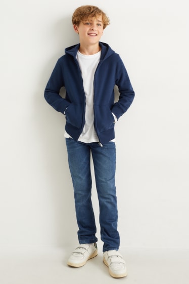 Enfants garçons - Slim jean - jean doublé - jean bleu
