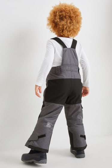 Kinder Jungen - Skihose - wasserdicht - dunkelgrau