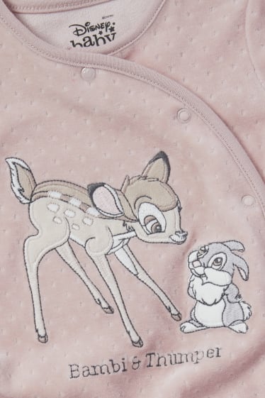 Baby: meisjes - Bambi - babypyjama - roze