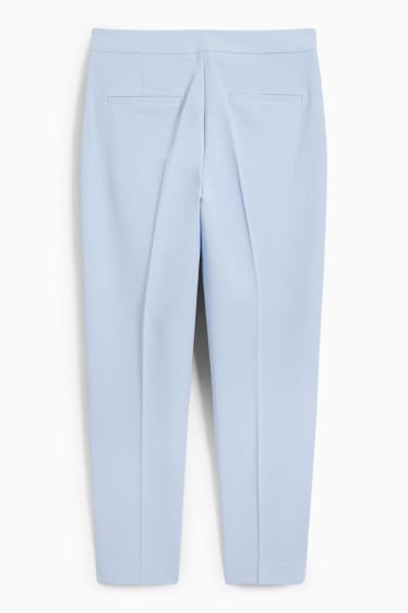 Femmes - Pantalon de toile - mid-waist - regular fit - bleu clair
