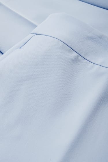 Mujer - Pantalón de tela - mid waist - regular fit - azul claro