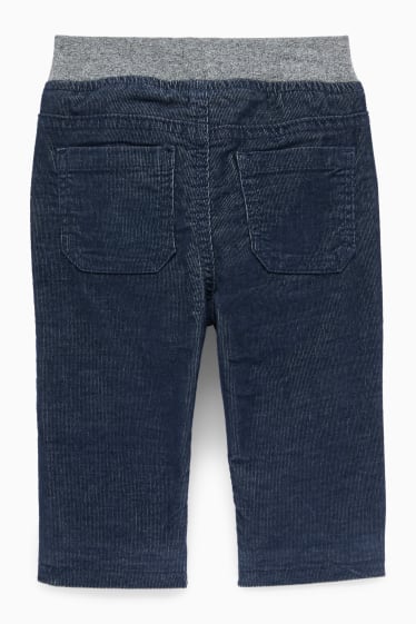 Bébés - Pantalon doublé pour bébé - bleu foncé