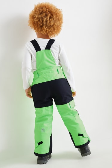 Nen - Pantalons d’esquí - verd fluorescent