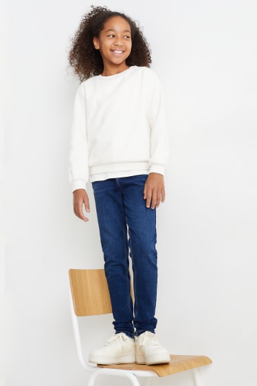 Kinderen - Skinny jeans - thermojeans - LYCRA® - jeansblauw